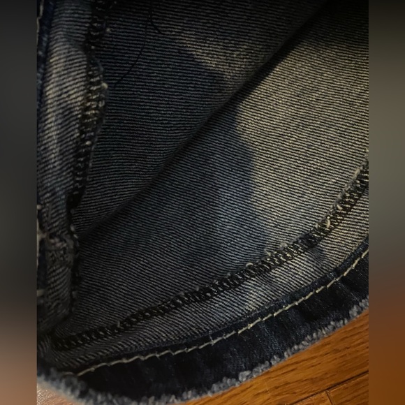Silver Jeans Suki Stretch Bootcut Size W 28 Thick Stitching Embellished - Picture 9 of 11